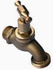 VALVE BALL HOSECOCK BRASS 15MM  